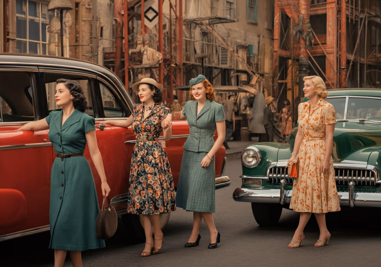 Post-War Revival New Looks and Fresh Perspectives (1940s-1950s)